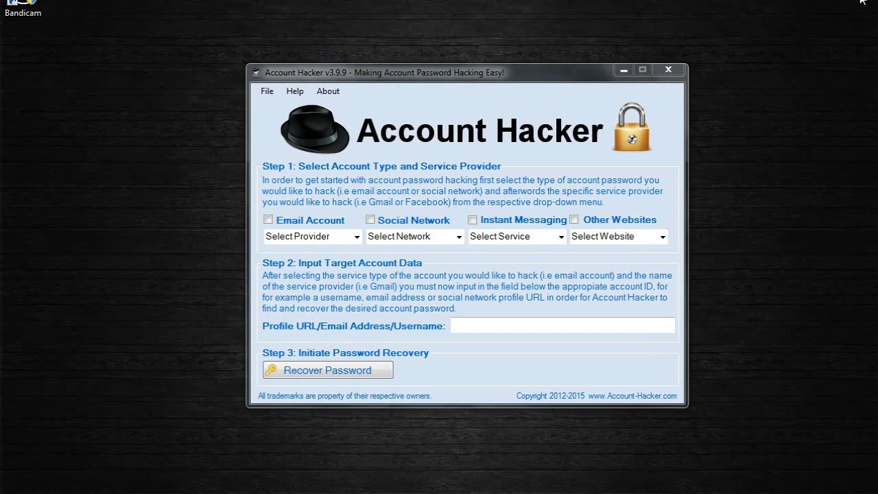account hacker v3.9.9 unlocked